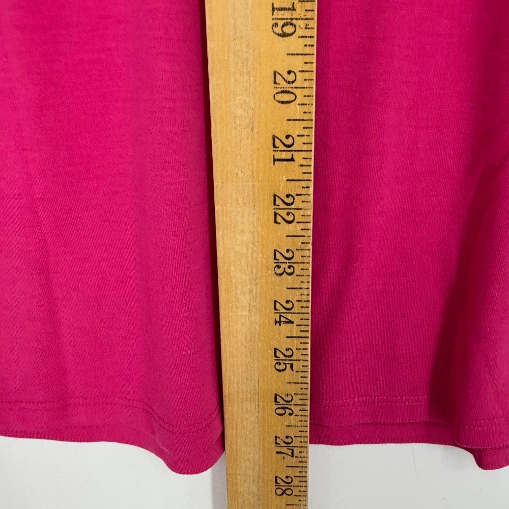 Royal Caribbean Womens XL T-Shirt Pink Rhinestones Crown Anchor Logo Short Slv - Picture 7 of 7